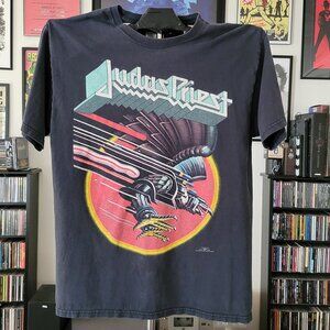 JUDAS PRIEST World Vengeance Tour T-Shirt 1982 VINTAGE Size Medium